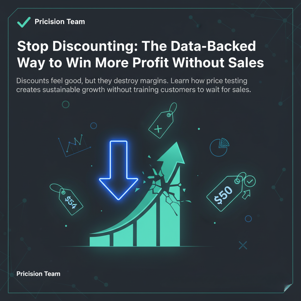 Discount-free pricing strategy for sustainable ecommerce profit