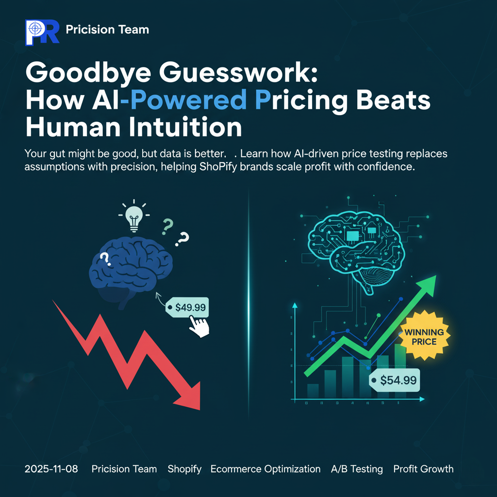 AI price testing compared with human intuition in ecommerce